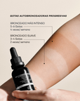 Self-tanning booster bronceado gradual