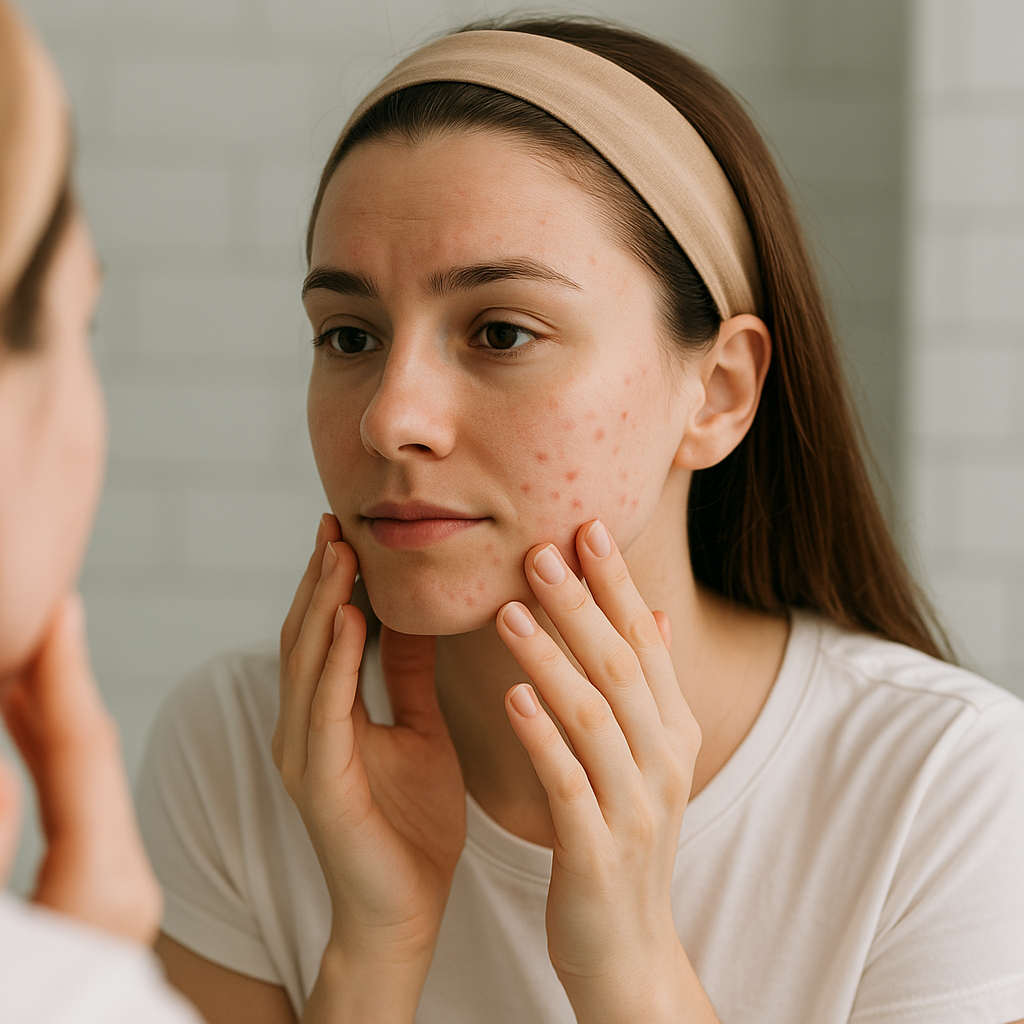Rutina de skincare para piel con acné hormonal (día y noche)